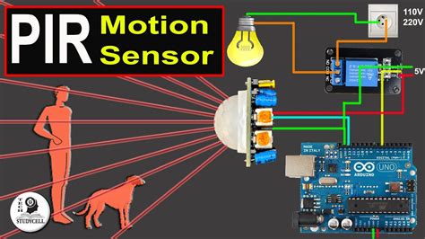 pir sensor arduino multimeter